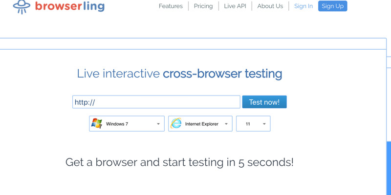 browserlingの利点